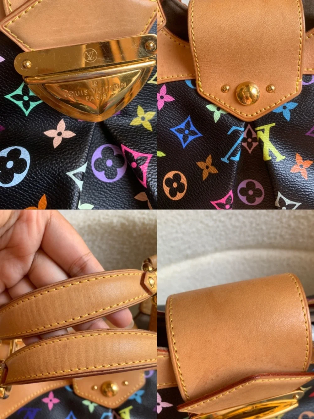 Louis Vuitton x Takashi Murakami Ursula Black multicolor